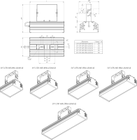 LED светильник SVT-STR-VAR-81W-65-GL'